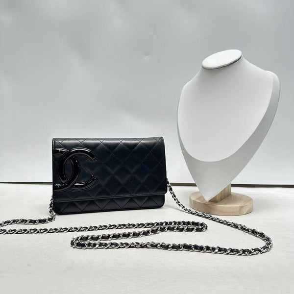 Chanel/CC Chanel Cambon Quilted WOC Black BF3CM