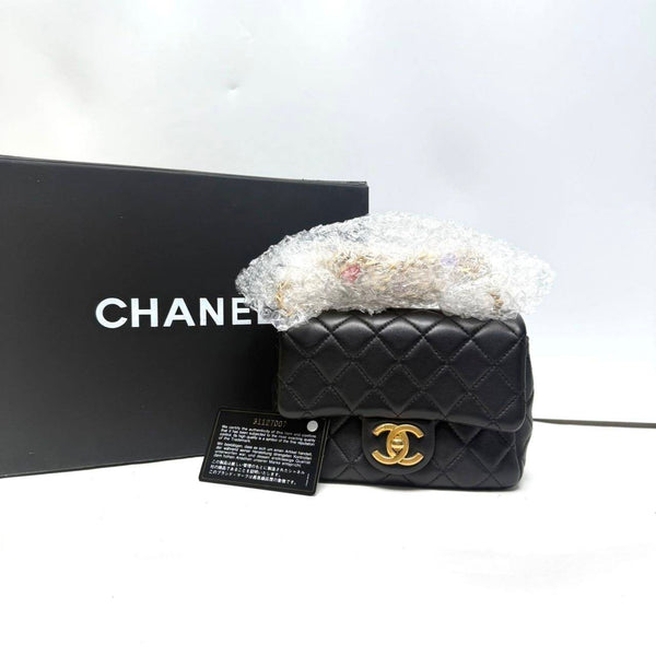 Chanel/CC Flap Quilted Chain Crystal Black CPU0211