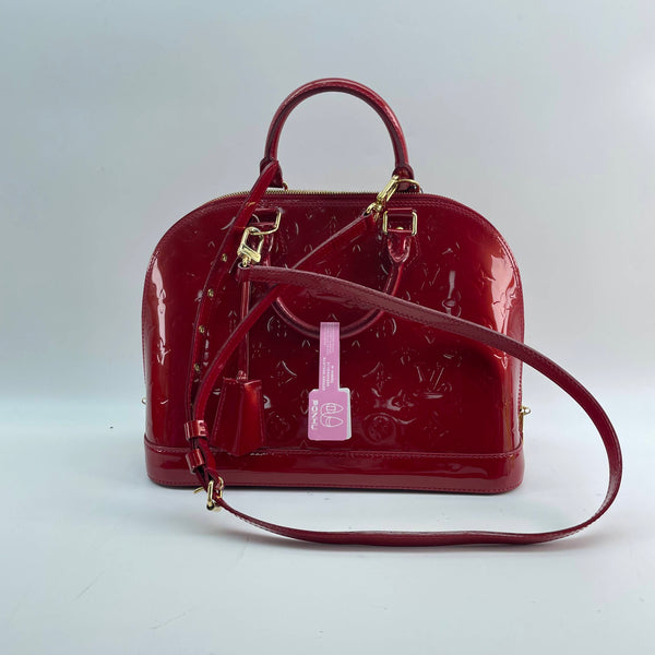 【TikTok Livestream】Louis Vuitton/ LV Alma PM Monogram/Red Shoulder Bag