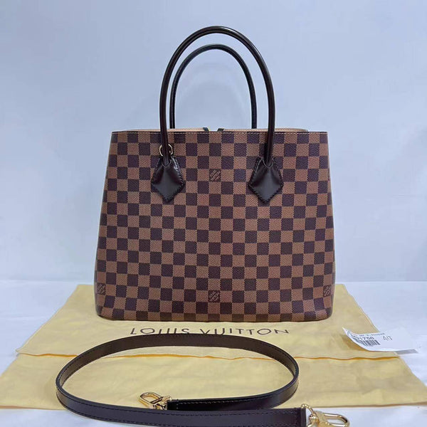 【TikTok Livestream】Louis Vuitton/LV Kensington Tote Damier Ebene Shoulder Bag