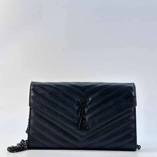 【TikTok Livestream】Saint Laurent/YSL Cassandre Envelope Large Black