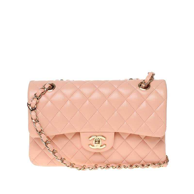 Chanel Hot Pink Quilted Lambskin Diamond Crossbody Bag - Handbag | Pre-owned & Certified | used Second Hand | Unisex
