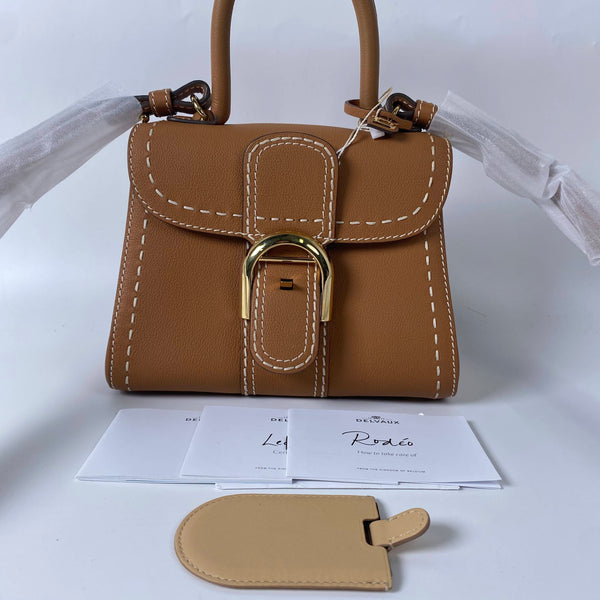 【TikTok Livestream】DELVAUX Brillant Mini Vison Shoulder Bag/Crossbody