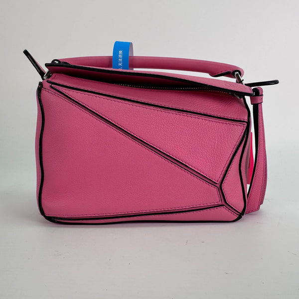 【TikTok Livestream】Loewe Puzzle Mini Pink Shoulder Bag