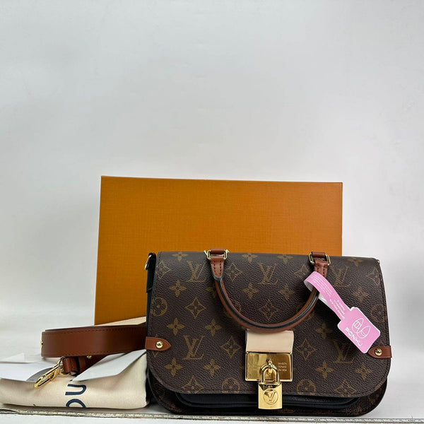 【TikTok Livestream】Louis Vuitton/LV Vaugirard Monogram/Black Shoulder Bag