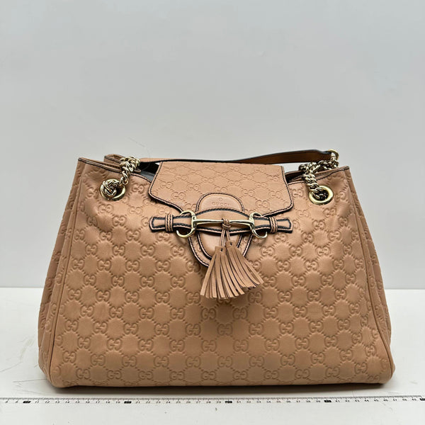 【TikTok Livestream】Gucci/GG Emily Large Beige Shoulder Bag