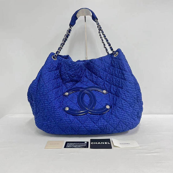 Chanel/CC Chanel Blue Nylon Tote