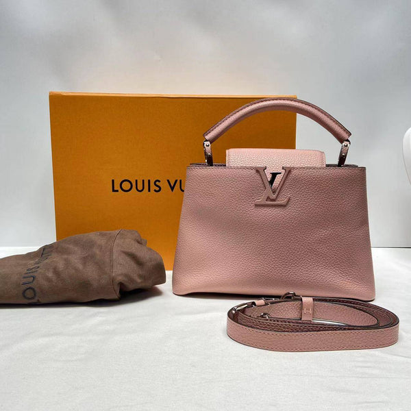 【TikTok Livestream】Louis Vuitton Capucines BB Light Pink