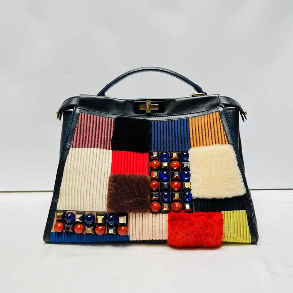 【TikTok Livestream】Fendi Peekaboo Large Limited Edition Shoulder Bag