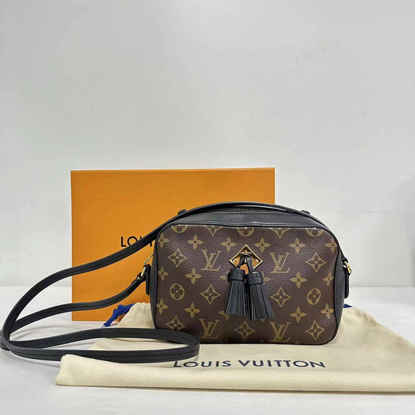 【TikTok Livestream】Louis Vitton/LV Saintonge Monogram/Black Camera Bag