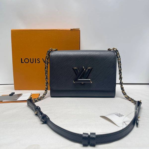 【TikTok Livestream】Louis Vuitton/LV Twist MM Matte Black BF3CM