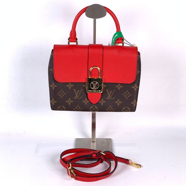 【TikTok Livestream】Louis Vuitton/LV Locky BB Coated Canvas Monogram/Red Crossbody