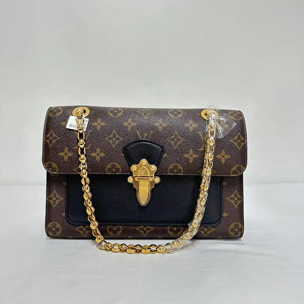 【TikTok Livestream】Louis Vuitton/LV Victoire Monogram/Black Shoulder Bag