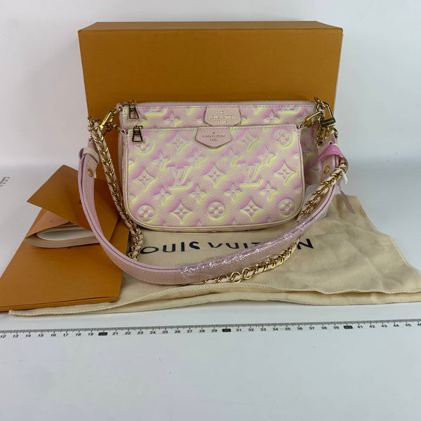 【TikTok Livestream】Louis Vuitton/LV Multiple Pochette Accessoire Empreinte Stardust Limited EditionShoulder bag