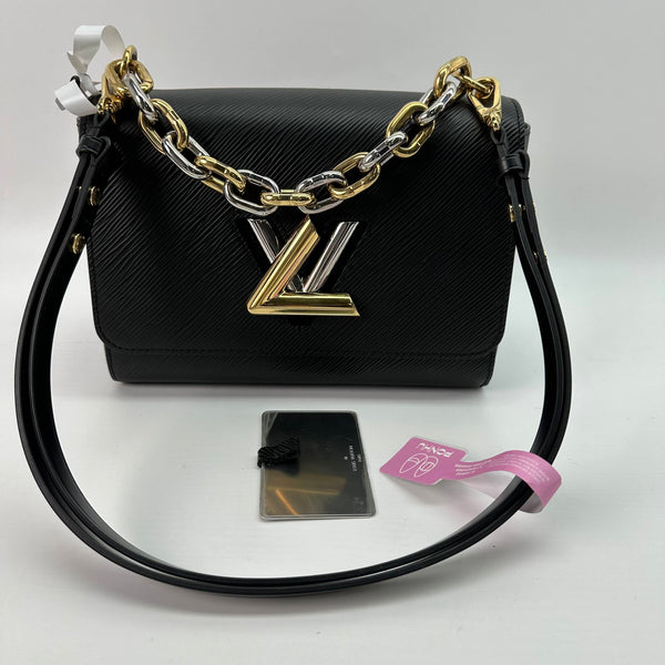 【TikTok Livestream】Louis Vuitton/LV Twist MM Black with Gold and Sliver Hardware Special Edition Shoulder Bag