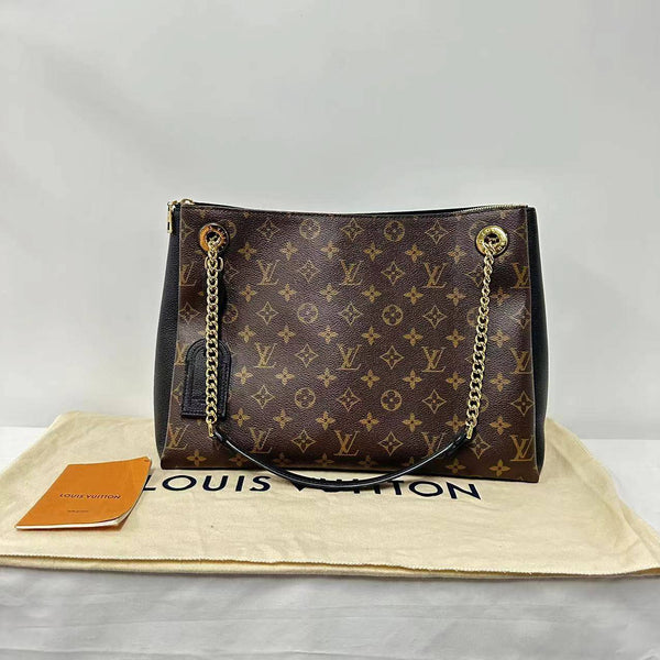 【TikTok Livestream】Louis Vuitton/LV Surene MM Coated Canvas Monogram Shoulder Bag