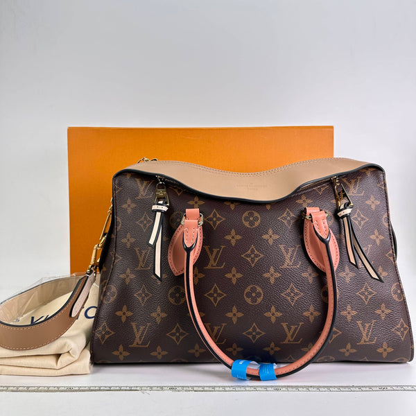 【TikTok Livestream】Louis Vuitton/LV Tuileries Monogram/Beige Shoulder Bag