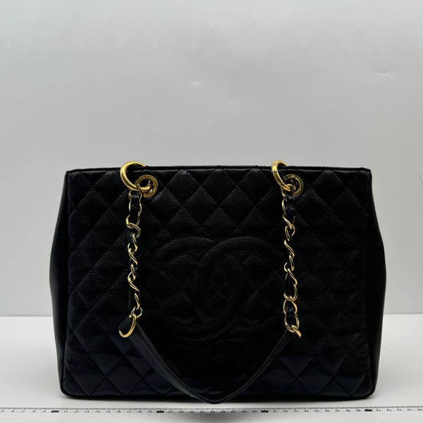 Chanel/CC GST Grand Shiopping Tote Black Tote Bag