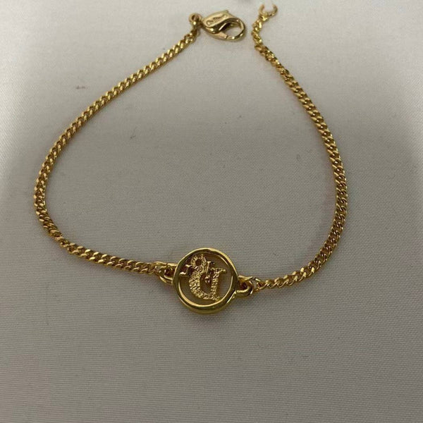 【Jewelry】Dior/CD Vintage Gold Plated Bracelet