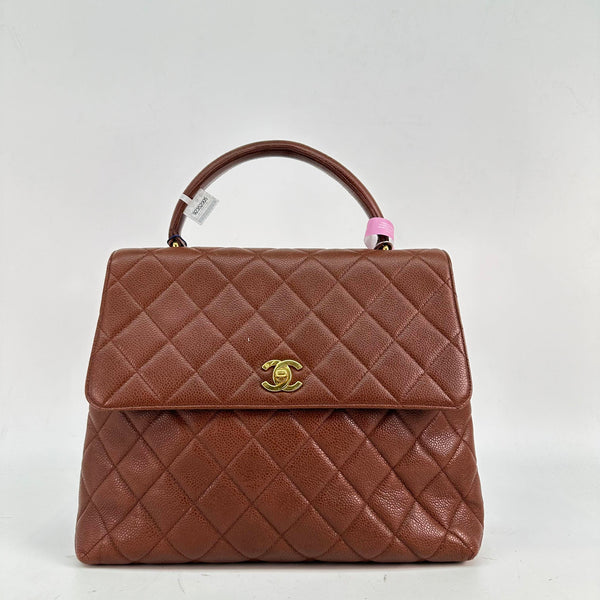 Chanel/CC Kelly Jumbo Brown Shoulder Bag