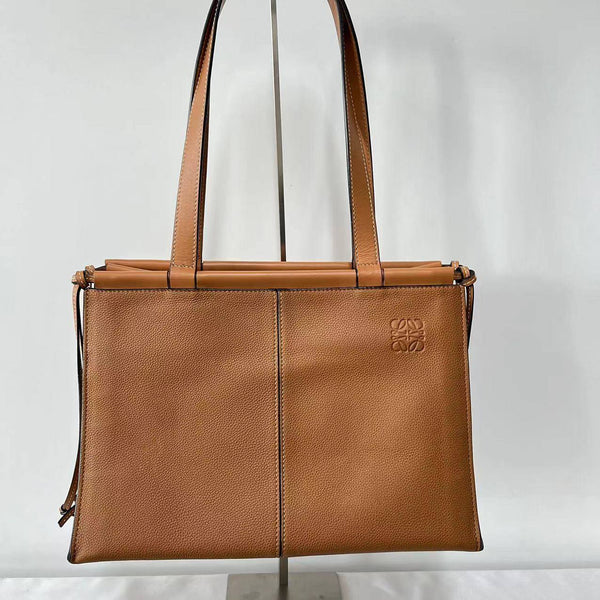 【TikTok Livestream】Loewe Cushion Small Brown Tote Bag