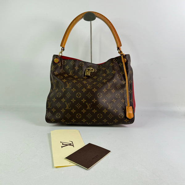 【TikTok Livestream】Louis Vuitton/LV Gaia Hobo Coated Canvas Monogram Handbag