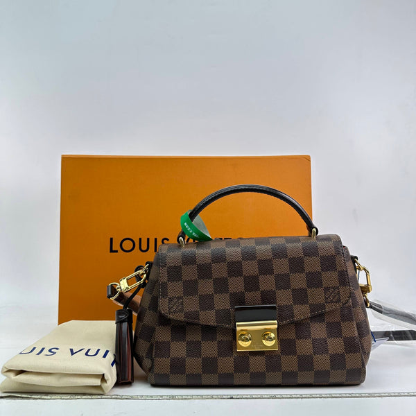 【TikTok Livestream】Louis Vuitton/LV Croisette Damier Ebene Shoulder Bag