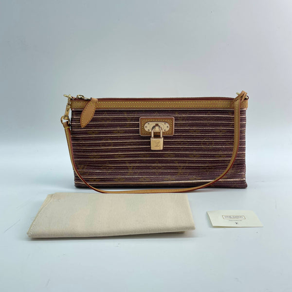 【TikTok Livestream】Louis Vuitton/LV Eden Zoe Monogram Pouch On Strap Clutch