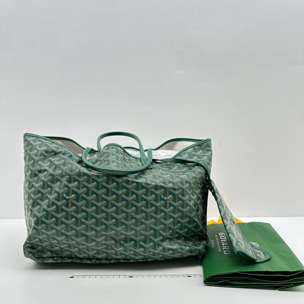 【TikTok Livestream】Goyard Saint Louis PM Goyardine Green Tote Bag