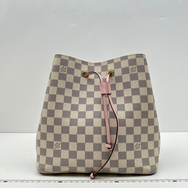 【TikTok Livestream】Louis Vuitton/LV Neo Noe MM Damier Azur Shoulder Bag