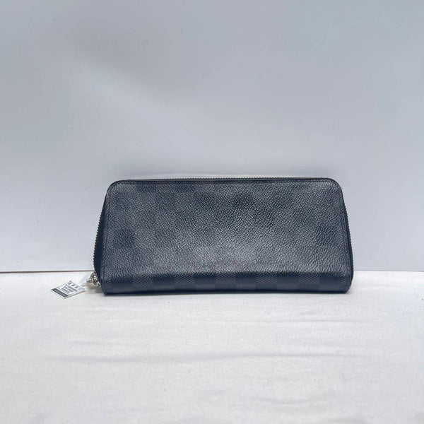 【TikTok Livestream】Louis Vuitton/ LV Coated Canvas Zippy Wallet Damier Graphite