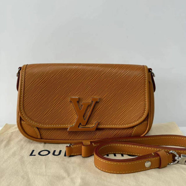 【TikTok Livestream】Louis Vuitton/LV Buci EPI Caramel Shoulder Bag