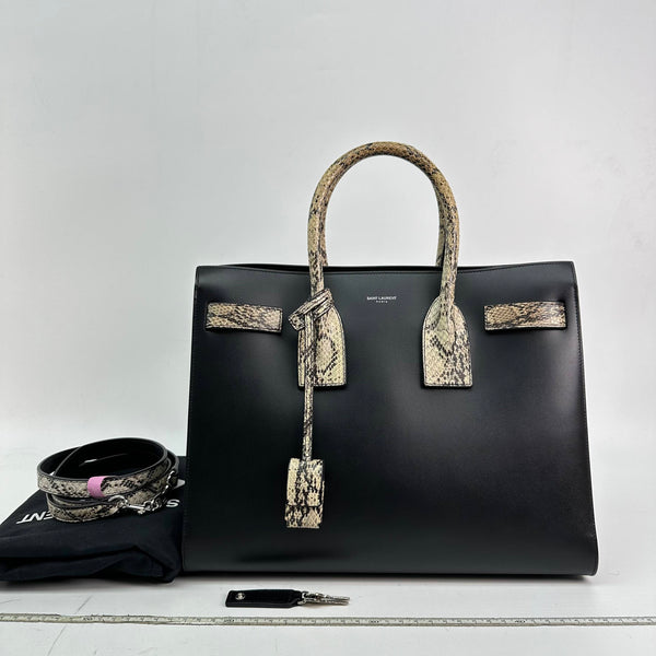 【TikTok Livestream】Saint Laurent/YSL Sac De Jour Small Black Shoulder Bag