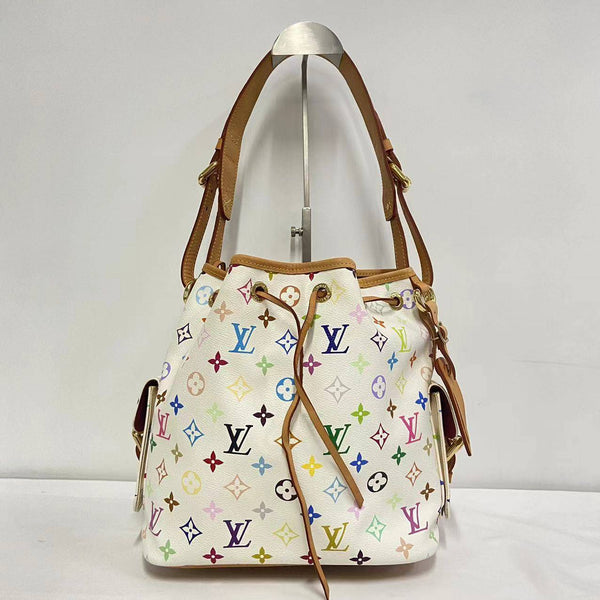 【TikTok Livestream】Louis Vuitton/LV Neo Noe PM Monogram Multicolor Murakami White