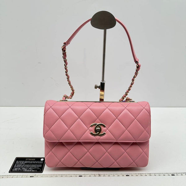 Chanel/CC Trendy Small Lambskin Pink Shoulder Bag