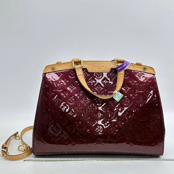 【TikTok Livestream】Louis Vuitton/LV Brea GM  Vernis Amarante Shoulder Bag