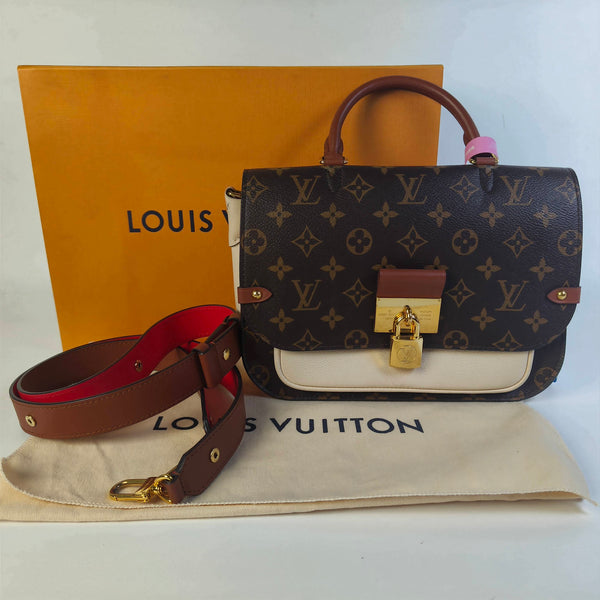 【TikTok Livestream】Louis Vuitton/LV Vaugirard Coated Canvas Monogram Shoulder Bag/Handbag