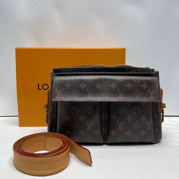 【TikTok Livestream】Louis Vuitton/ LV Coated Canvas Viva Cite GM Monogram