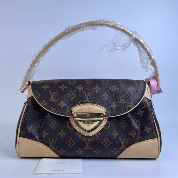 【TikTok Livestream】Louis Vuitton/LV Beverly MM Coated Canvas Monogram Shoulder Bag