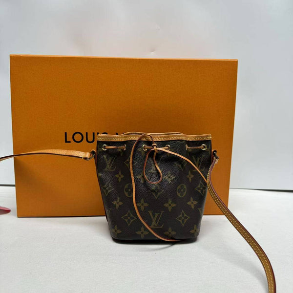 【TikTok Livestream】Louis Vuitton/ LV Coated Canvas Nano Noe Monogram