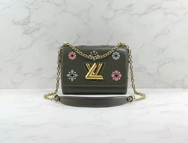 【TikTok Livestream】Louis Vuitton/LV Twist MM Epi Leather Olive Limited Edition Crossbody