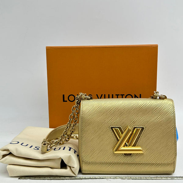 【TikTok Livestream】Louis Vuitton/LV Twist PM Gold Crossbody