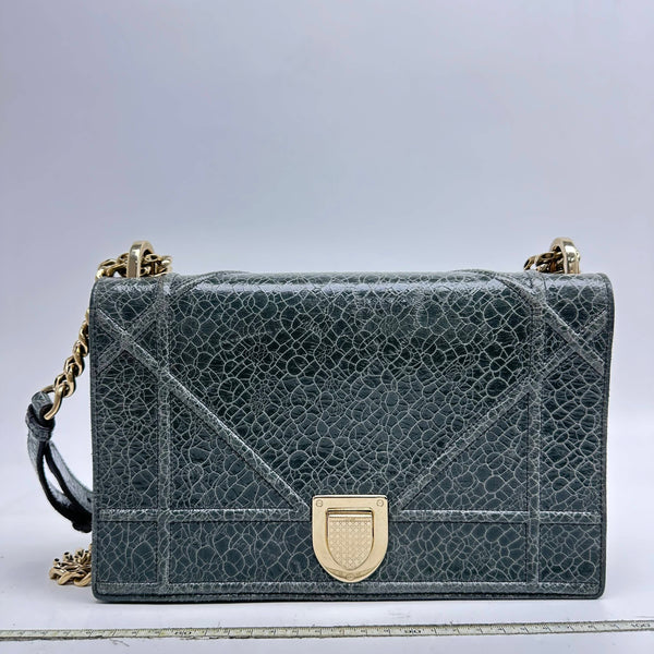 【TikTok Livestream】Dior/CD Diorama Medium Malachite Green Crossbody