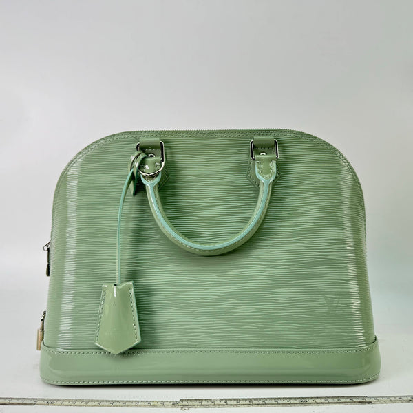 【TikTok Livestream】Louis Vuitton/LV Alma PM Electric EPI Mint Green Handbag