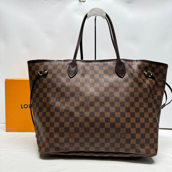 【TikTok Livestream】Louis Vuitton/LV Neverfull GM Damier Ebene Tote Bag