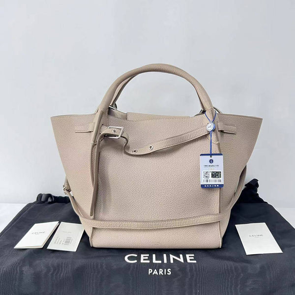 【TikTok Livestream】Celine Belt Mini Grey Shoulder Bag/Handbag