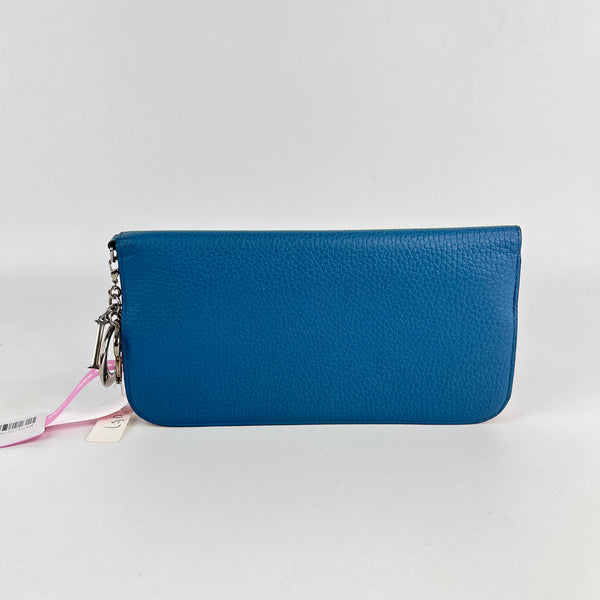 【TikTok Livestream】Dior/CD Diorissimo Bifold Blue Wallet