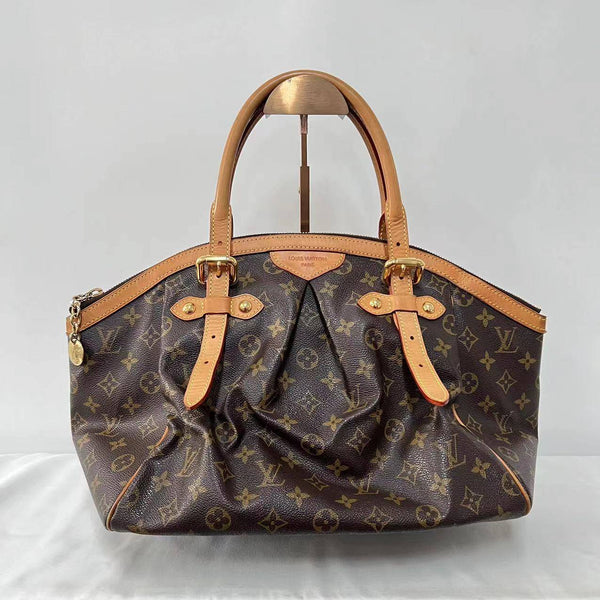 【TikTok Livestream】Louis Vuitton/LV Tivoli MM Coated Canvas Monogram Handbag