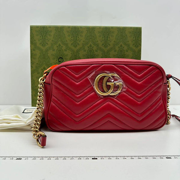 【TikTok Livestream】Gucci/GG Marmont Red Crossbody