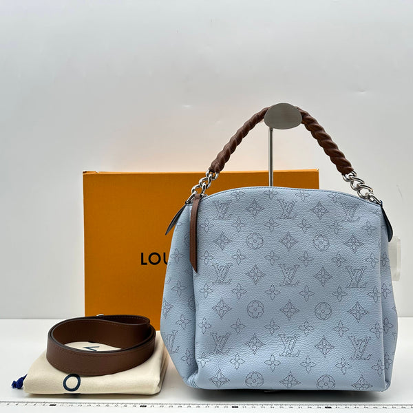 【TikTok Livestream】Louis Vuitton/LV  Babylone Chain BB Mahina Blue Shoulder Bag